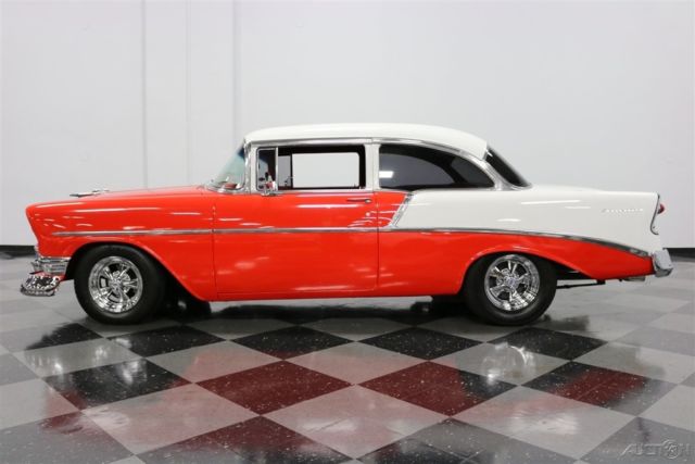 1956 White Chevrolet 210