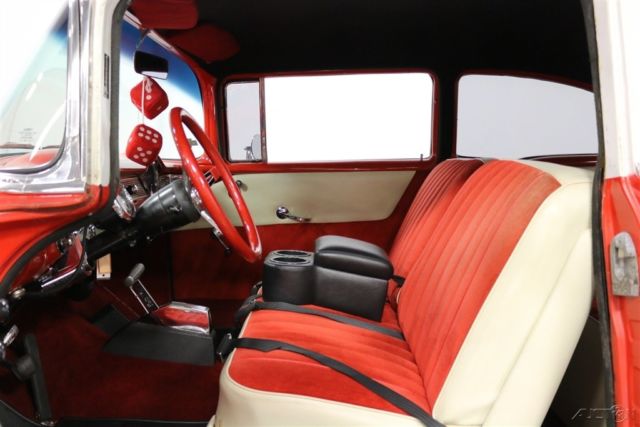 1956 White Chevrolet 210