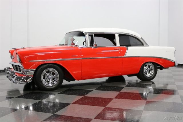 1956 White Chevrolet 210