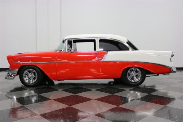 1956 White Chevrolet 210