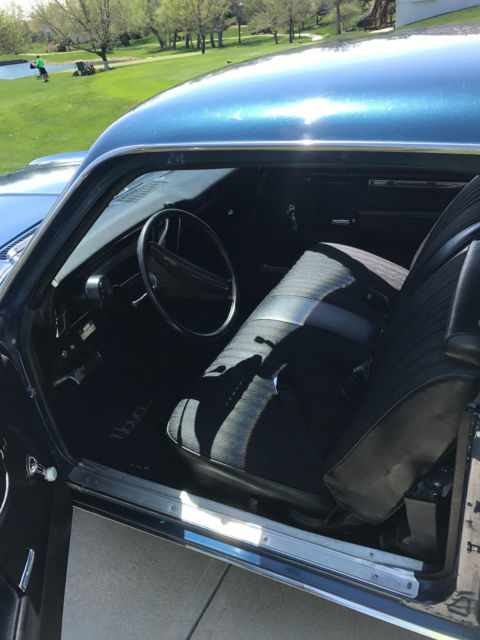 1974 Blue Chevrolet Nova Coupe