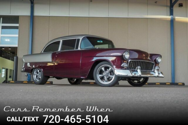 1955 Purple Chevrolet Bel Air/150/210 --