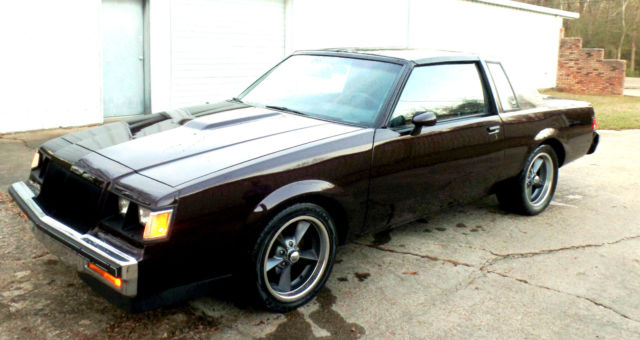 1987 BLACK CHERRY Buick Grand National COUPE
