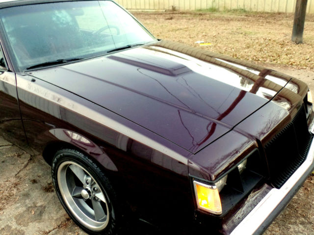 1987 BLACK CHERRY Buick Grand National COUPE