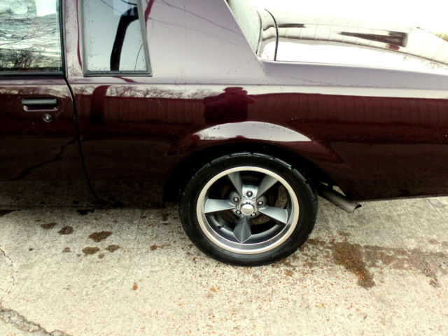 1987 BLACK CHERRY Buick Grand National COUPE