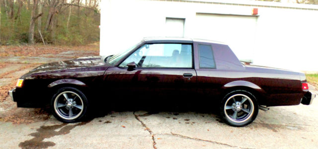 1987 BLACK CHERRY Buick Grand National COUPE
