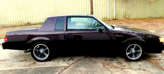 1987 BLACK CHERRY Buick Grand National COUPE