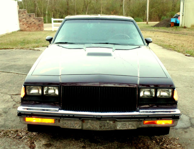 1987 BLACK CHERRY Buick Grand National COUPE