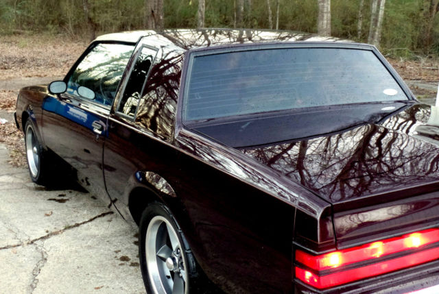 1987 BLACK CHERRY Buick Grand National COUPE