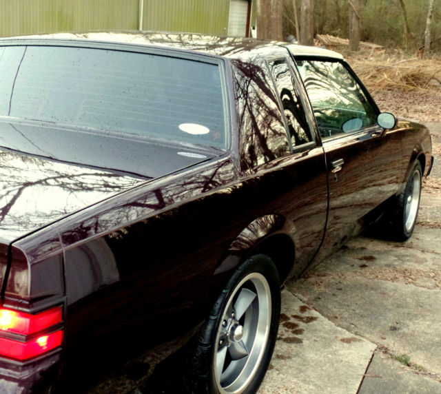 1987 BLACK CHERRY Buick Grand National COUPE