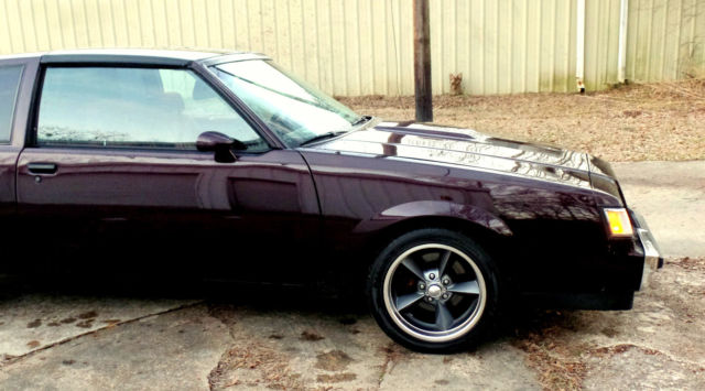 1987 BLACK CHERRY Buick Grand National COUPE