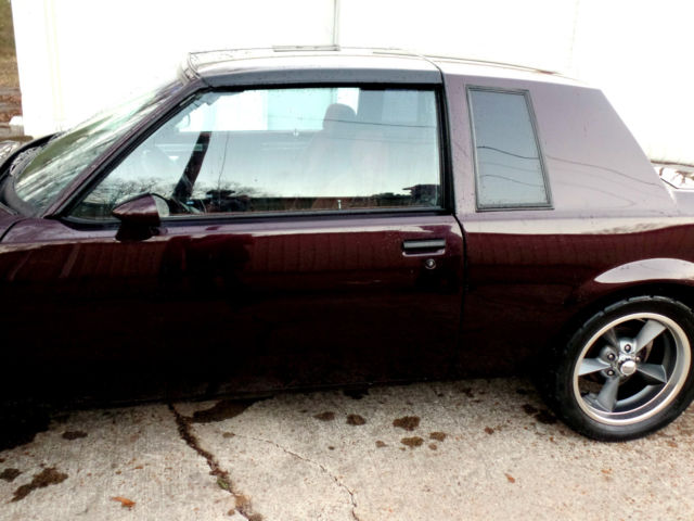 1987 BLACK CHERRY Buick Grand National COUPE