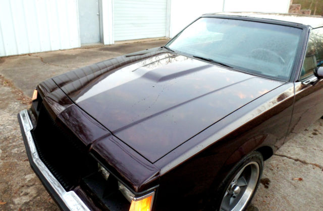 1987 BLACK CHERRY Buick Grand National COUPE