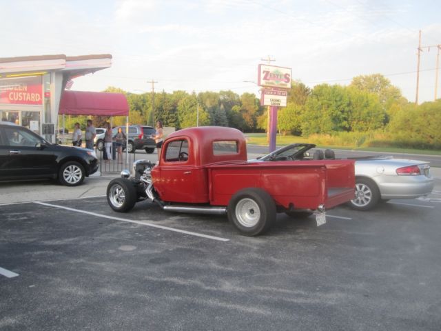 1939 Red Ford F-100 Standard Cab Pickup