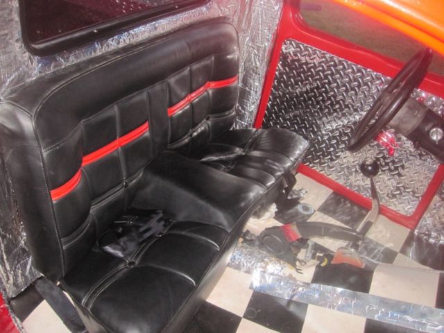1939 Red Ford F-100 Standard Cab Pickup