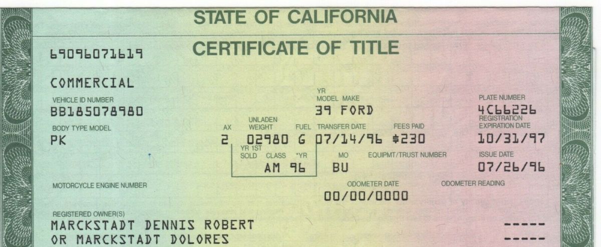 1939 Ford Other Pickups