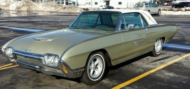 1963 OLIVE GREEN Ford Thunderbird Coupe