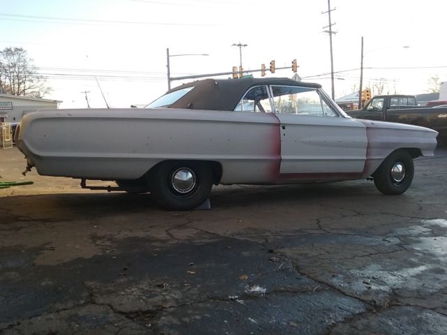 1964 Burgundy Ford Galaxie Convertible