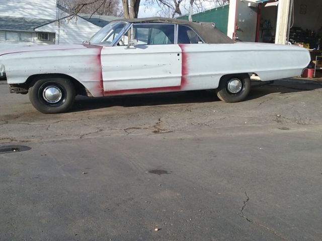 1964 Burgundy Ford Galaxie Convertible