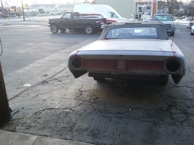 1964 Burgundy Ford Galaxie Convertible