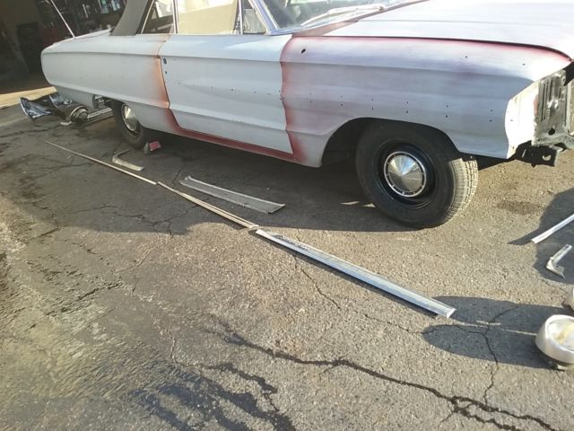 1964 Burgundy Ford Galaxie Convertible