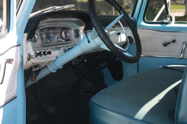 1966 Blue/white Ford F-250 Twin I Beam