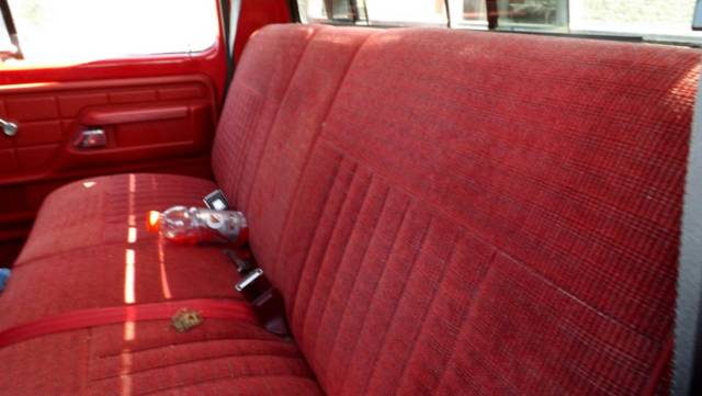 1976 Red Ford F-100 Extended Crew Cab Pickup