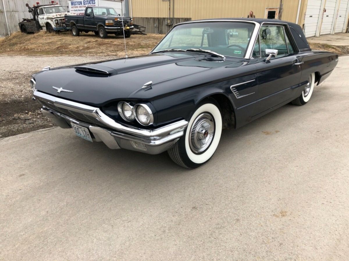 1965 Blue Ford Thunderbird