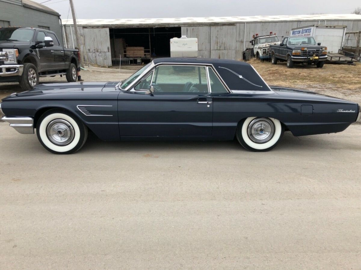 1965 Blue Ford Thunderbird