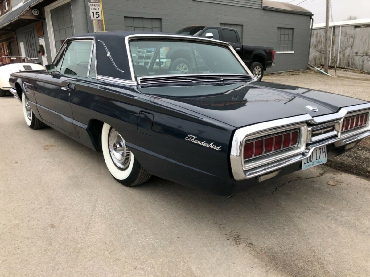 1965 Blue Ford Thunderbird