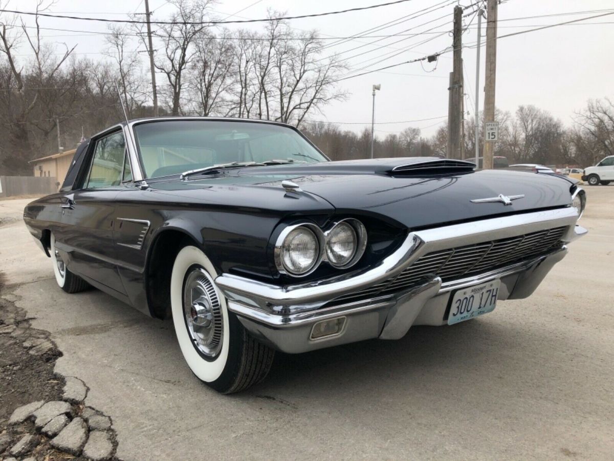 1965 Blue Ford Thunderbird