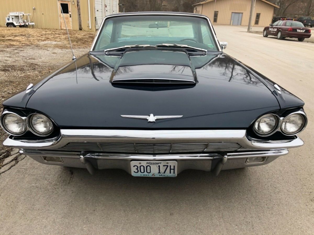 1965 Blue Ford Thunderbird