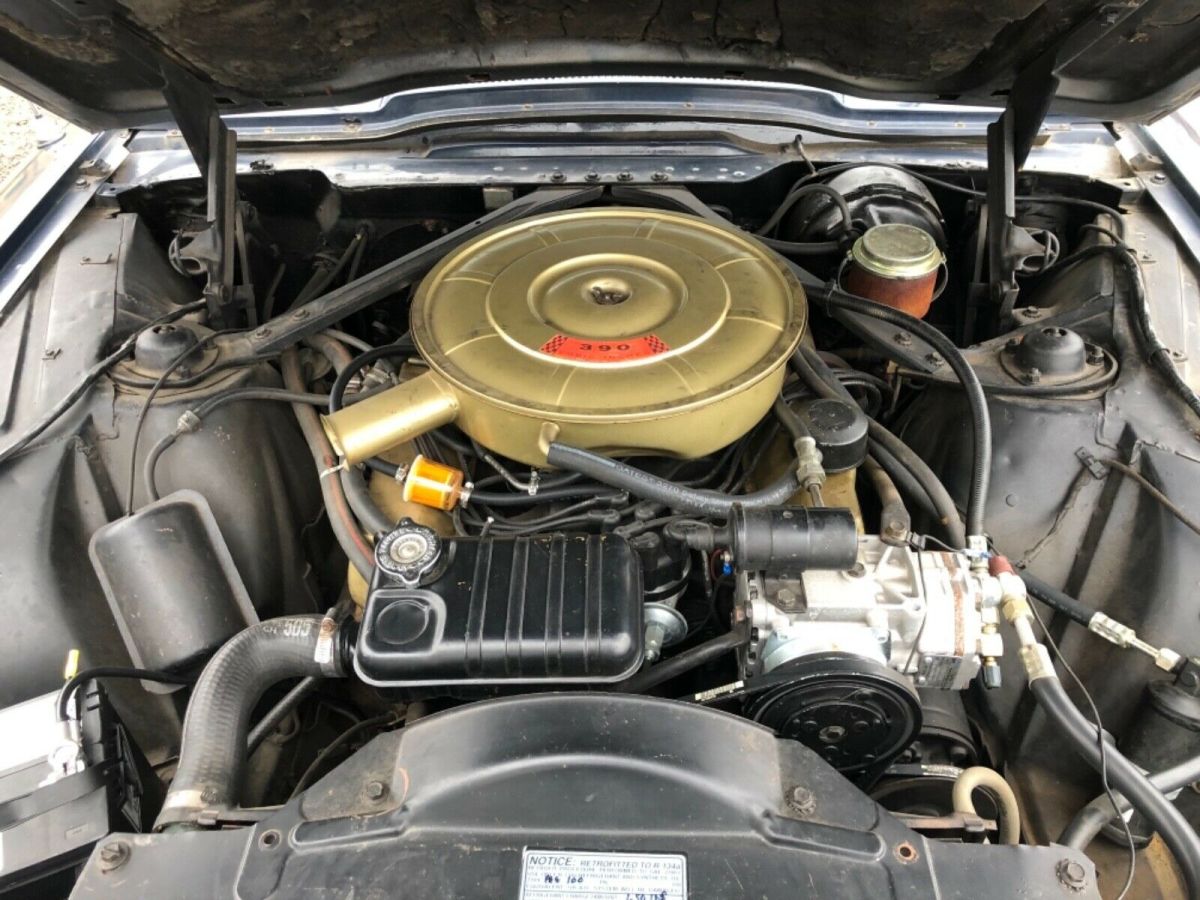 1965 Blue Ford Thunderbird