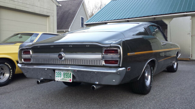 1969 Jade Black Ford Torino Fastback