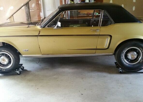 1968 Green Ford Mustang Coupe