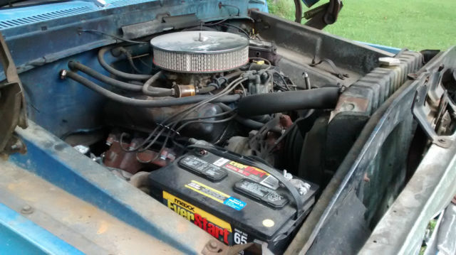 1973 Blue Ford F-100 Standard Cab Pickup