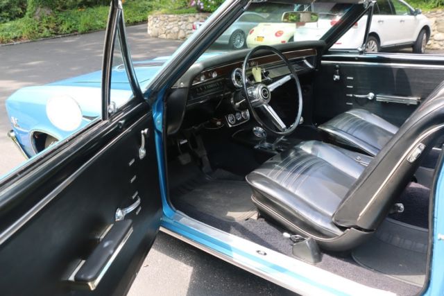 1967 Blue Chevrolet Chevelle Convertible