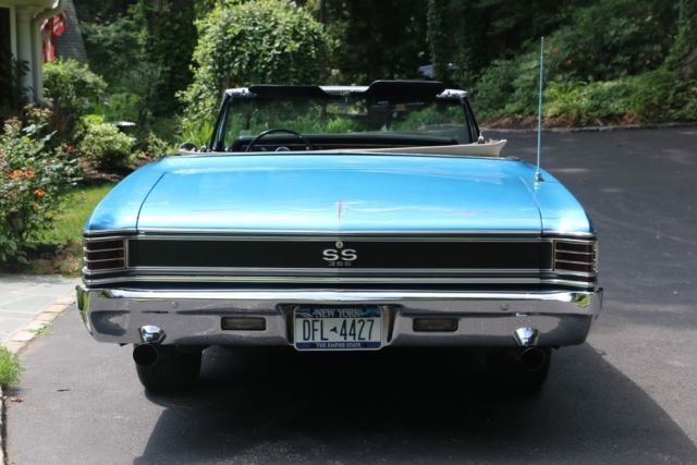 1967 Blue Chevrolet Chevelle Convertible