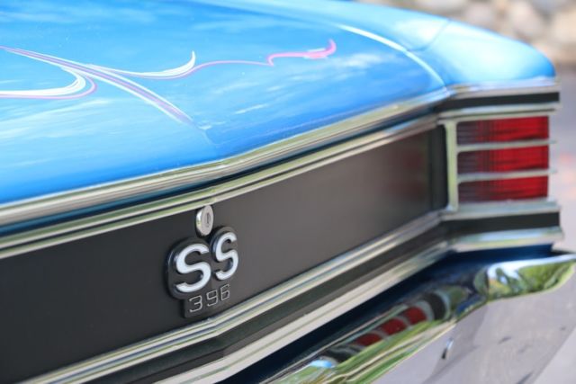 1967 Blue Chevrolet Chevelle Convertible