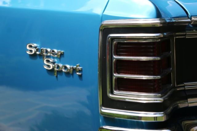 1967 Blue Chevrolet Chevelle Convertible