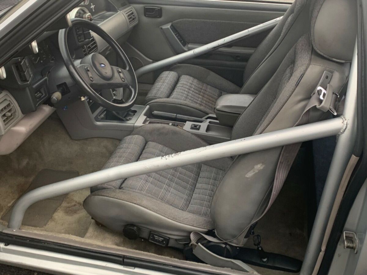 1988 Silver Ford Mustang Coupe