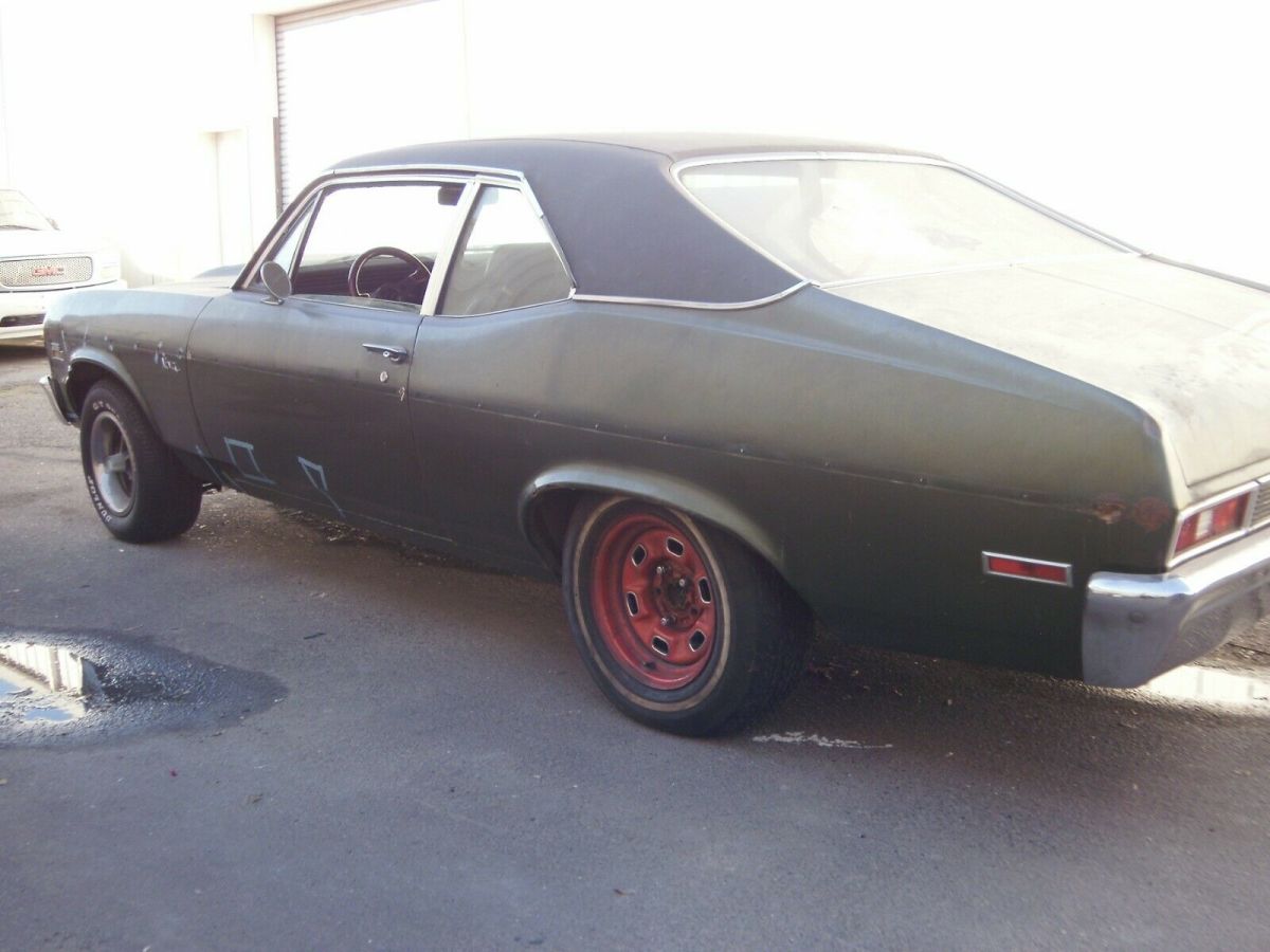 1972 Green Chevrolet Nova 2d : 2 Door Hard TOP