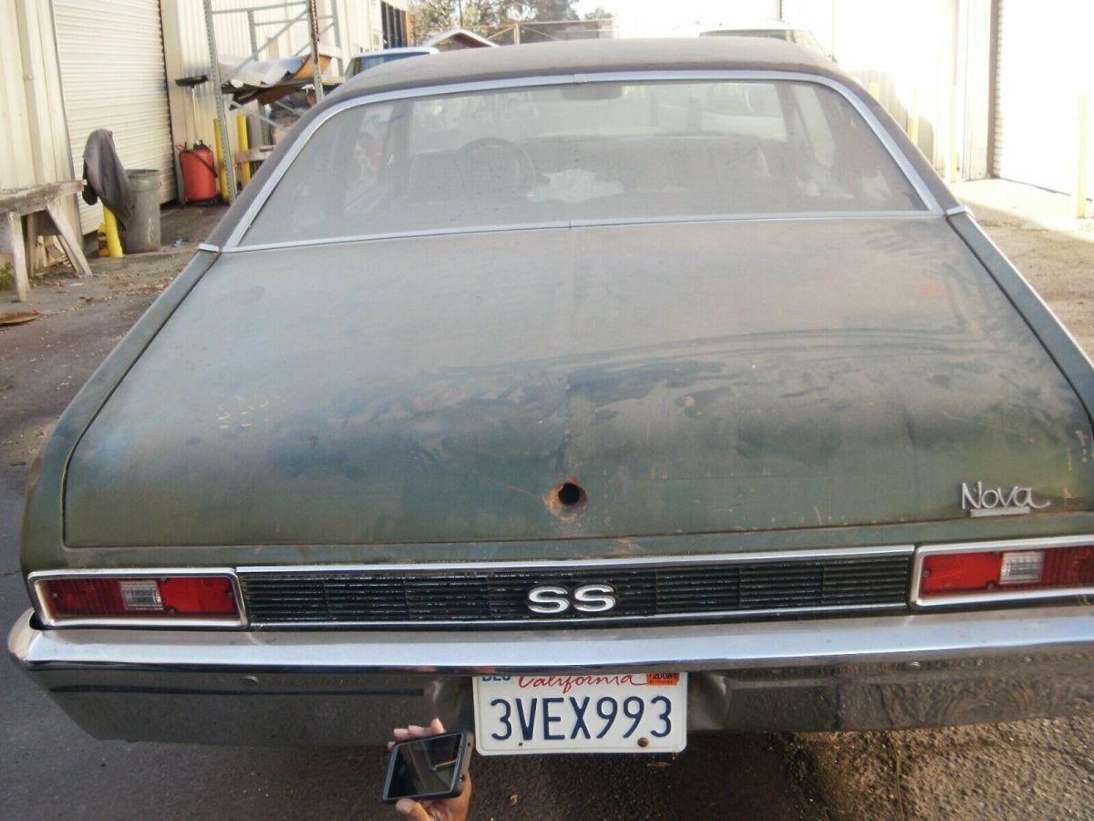 1972 Green Chevrolet Nova 2d : 2 Door Hard TOP