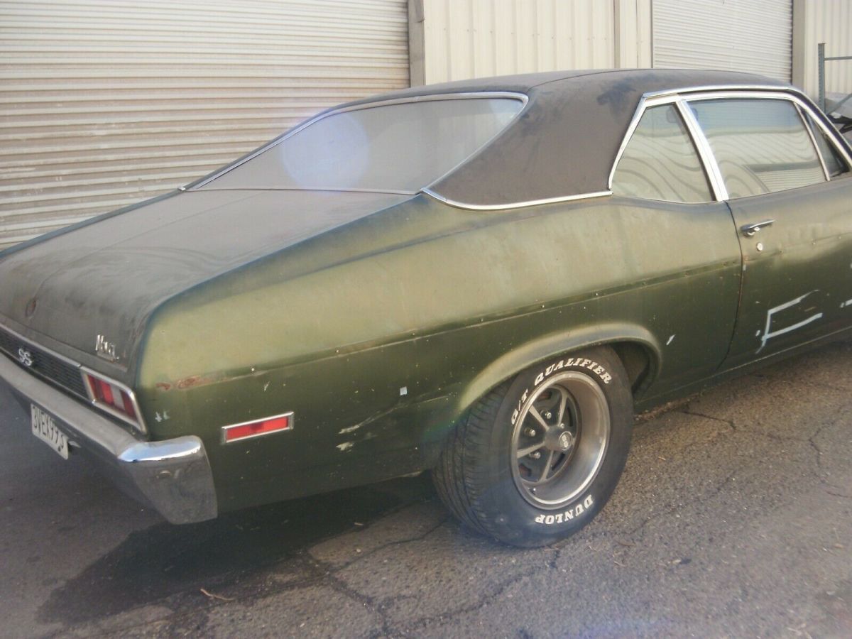 1972 Green Chevrolet Nova 2d : 2 Door Hard TOP
