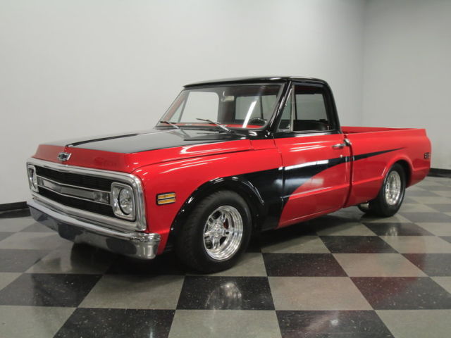 1970 Red Chevrolet C10 Pickup (Truck)