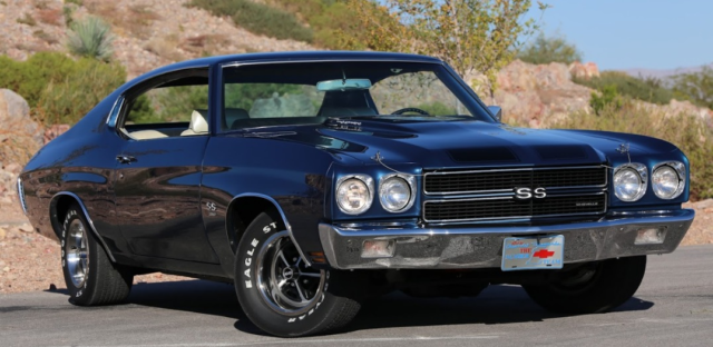 1970 Blue Chevrolet Chevelle Coupe