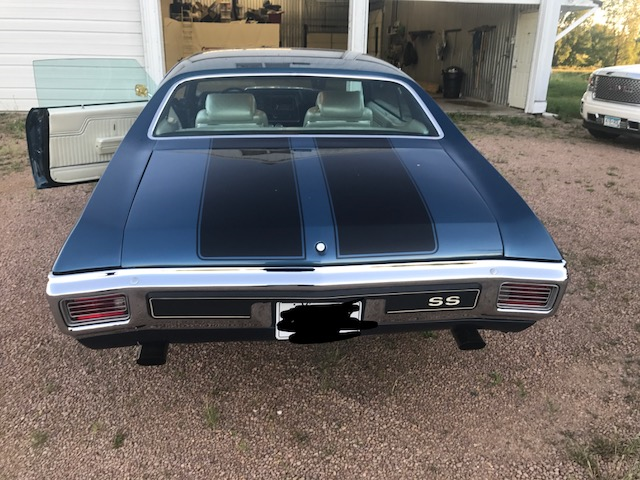 1970 Blue Chevrolet Chevelle Coupe