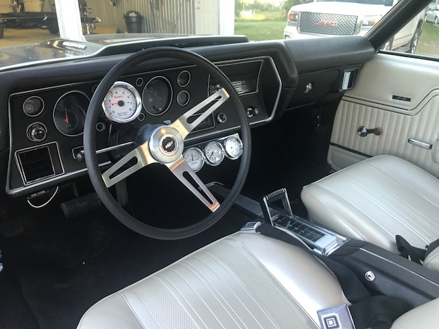 1970 Blue Chevrolet Chevelle Coupe