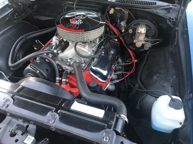 1970 Blue Chevrolet Chevelle Coupe