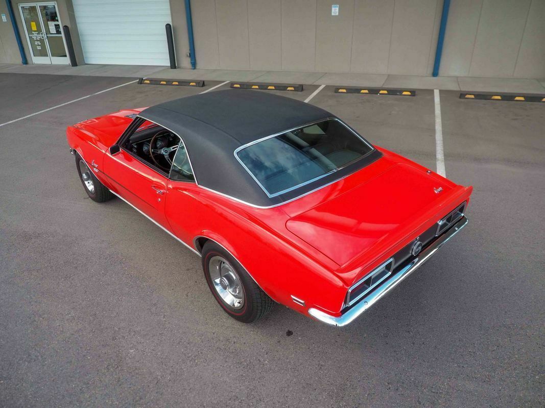 1968 Orange Chevrolet Camaro --